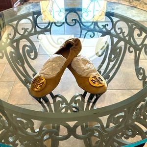 Tory Burch Suede Claire ballet flats